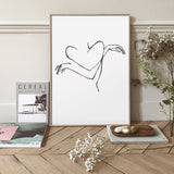FredericForest_Grammatical_MinimalDrawingArt_50x70cm_SelfLoveWoman_Scene01