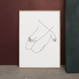 FredericForest_Grammatical_MinimalDrawingArt_50x70cm_WomanSitting2_Scene11
