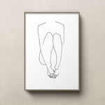FredericForest_Grammatical_MinimalDrawingArt_50x70cm_WomanSitting3_Scene1