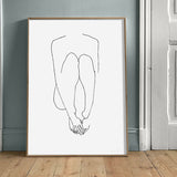 FredericForest_Grammatical_MinimalDrawingArt_50x70cm_WomanSitting3_Scene5