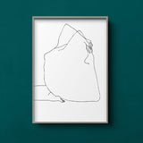 FredericForest_Grammatical_MinimalDrawingArt_70x50cm_WomanStretching01_Scene02