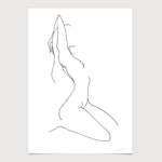 FredericForest_Grammatical_Neutral_50x70cm_WomanStretching4