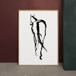 FredericForest_Grammatical_Neutral_MinimalDrawingArt_50x70cm_Horse2_Scene5