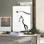 FredericForest_Grammatical_Neutral_MinimalDrawingArt_50x70cm_Horse4_Scene4
