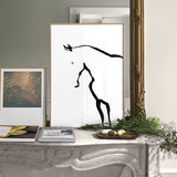 FredericForest_Grammatical_Neutral_MinimalDrawingArt_50x70cm_Horse4_Scene4