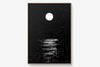 FredericForest_Grammatical_Print_MinimalDrawingArt_70x100cm_Moon_Framed_Natural