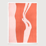 Woman Standing Shadow - Lithographie 5