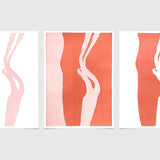 Woman Standing Shadow - Lithographies 4, 5, 6