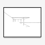 Grammatical_FredericForest_50x70_BarcelonaPavilion_Framed_Black