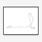 Grammatical_FredericForest_50x70_WomanStretching2_Framed_Black