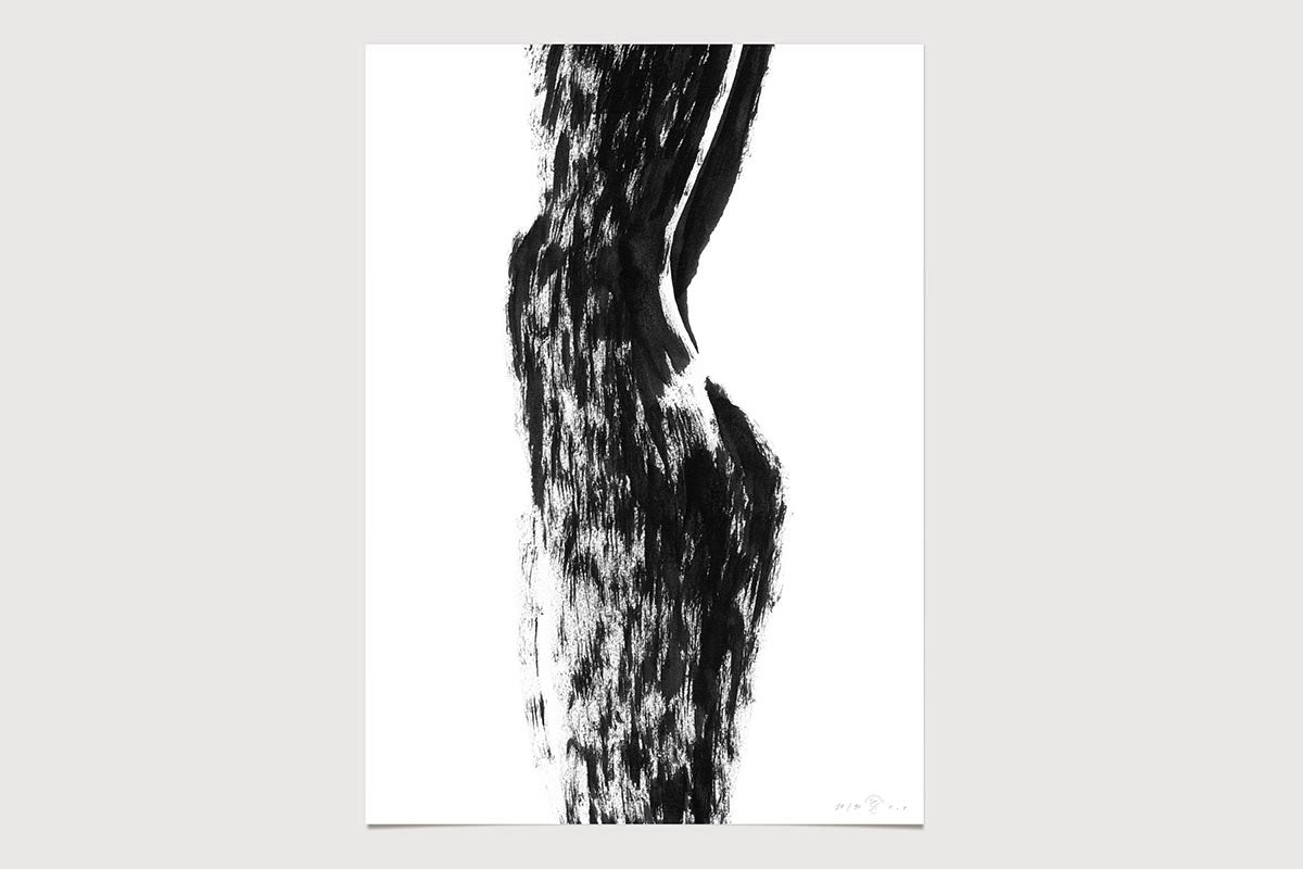 FredericForest_grammatical_LineDrawing_14_WomanStandingShadow_50x70cm